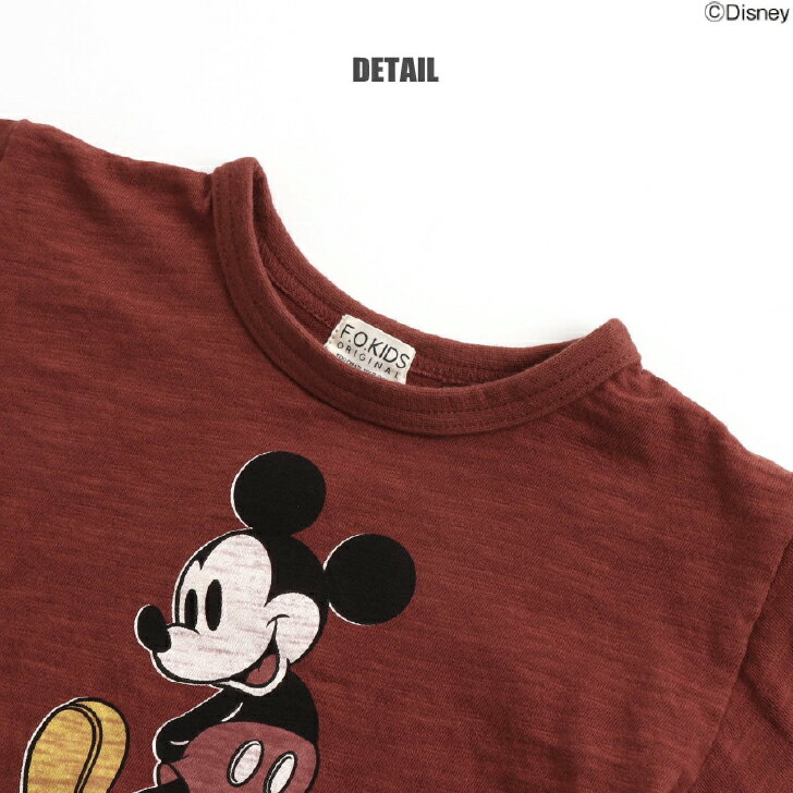 ディズニーキャラクター半袖Tシャツ 80cm-140cm F.O.KIDS キッズ 子供服 半袖 男の子 女の子 子供 こども こども服 男児 女児 男 女 ベビー キッズ ジュニア トップス Tシャツ 半袖 R207011 FO
