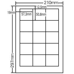 CL-12(LDW15M)(VP)（レーザープリンタ・インクジェット用　表示・商用ラベル）ナナクリエイト　東洋印刷 CL12　ナナラベル　ラベルシール