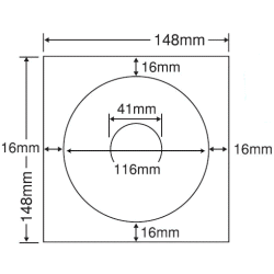 SCJR-2(L)（カラーインクジェット光沢紙　CD-R/DVD-Rラベル）ナナクリエイト　東洋印刷　SCJR2　ナナラベル