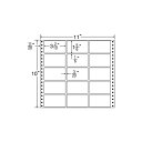 M11E(VP3)（ドットインパクトプリンタ用　宛名・表示ラベル）【連帳ラベル】ナナクリエイト　東洋印刷　ナナラベル