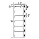 MM4F(VP2) ナナフォーム ドットインパクトプリンタ用 東洋印刷連続ラベル 連帳ラベルMタイプ 剥離紙白 2000折(2ケース) 4インチ幅