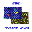 ランチクロス 男の子 40×60【恐竜柄☆】ハンドメイド ナフキン(40cm×60cm)ランチョンマット【通園 通学に】恐竜柄 給食ナフキン ランチマット 小学...