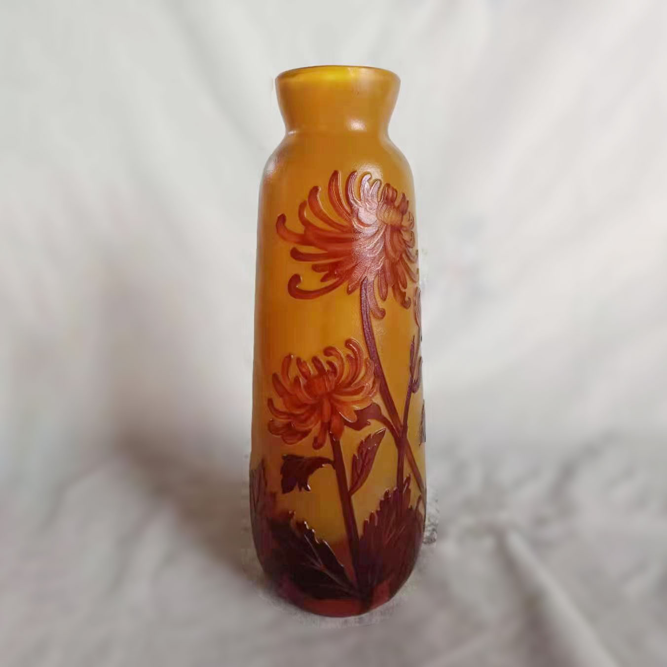 アールヌーボー花器 エミール・ガレ ドーム・ナンシー アンティーク家具 花瓶　西洋美術　飾り　置物のサムネイル