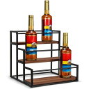 コーヒーシロップラックオーガナイザー ウイスキー棚 酒 棚 お酒 棚 酒棚 ディスプレイ ウイスキー 収納 コーヒーバーディスプレイスタ