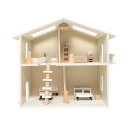 子供用ままごとおもちゃ木製シミュレーションヴィラドールハウスシンプルプリンセスドールハウス王子おもちゃセット