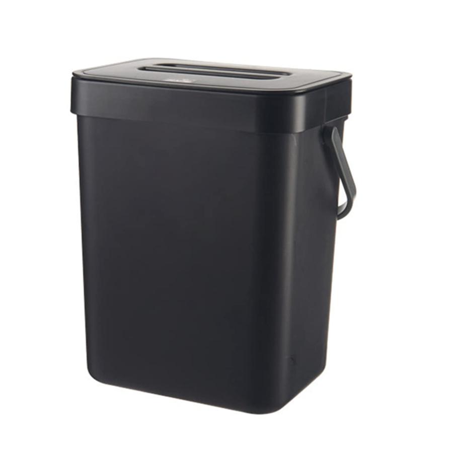 ぶら下げごみ箱折り畳み式 ゴミ箱 壁掛けゴミ箱 ふた付き 大容量 5L 省スペース 折りたたみキッチンご..