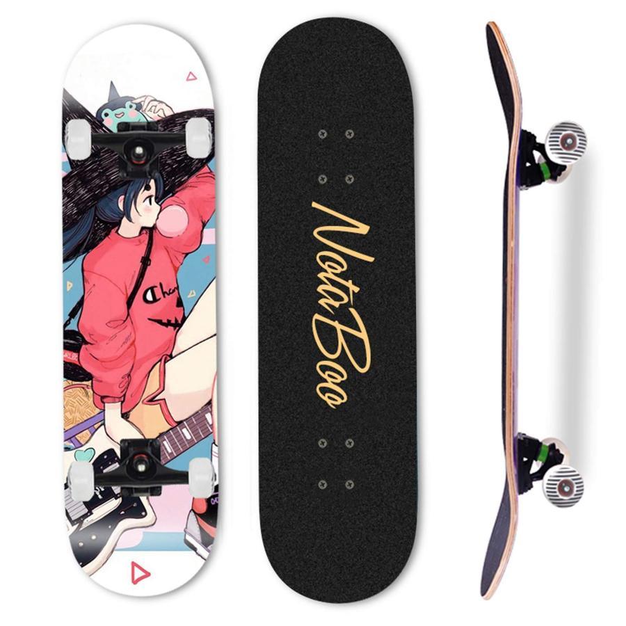 スケートボード コンプリート こども キッズ 子供用 大人用 初心者 ガール 幼児 スケボー コンプリートセット 無地 かわいい おしゃれ