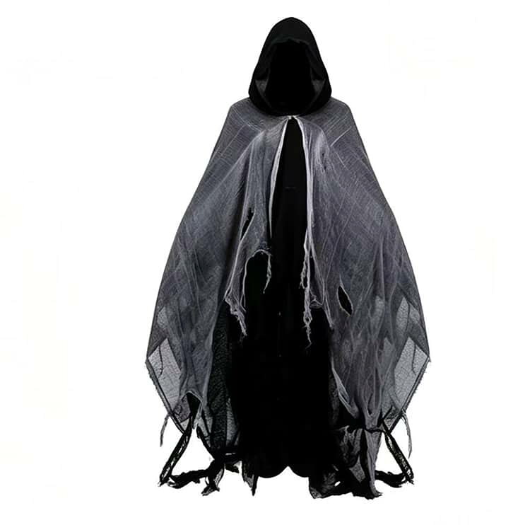 ケープ マント 吸血鬼 魔女 マント Halloween 帽子付き ハロウィン ダメージ入り ハロウィンコスプレ ハロウィン マント ロング ハロウィンマント コスプレ 悪魔 仮装 衣装 コスプレ コスチューム nanafuku01-10011648 ななふくショップ サンプル画像2