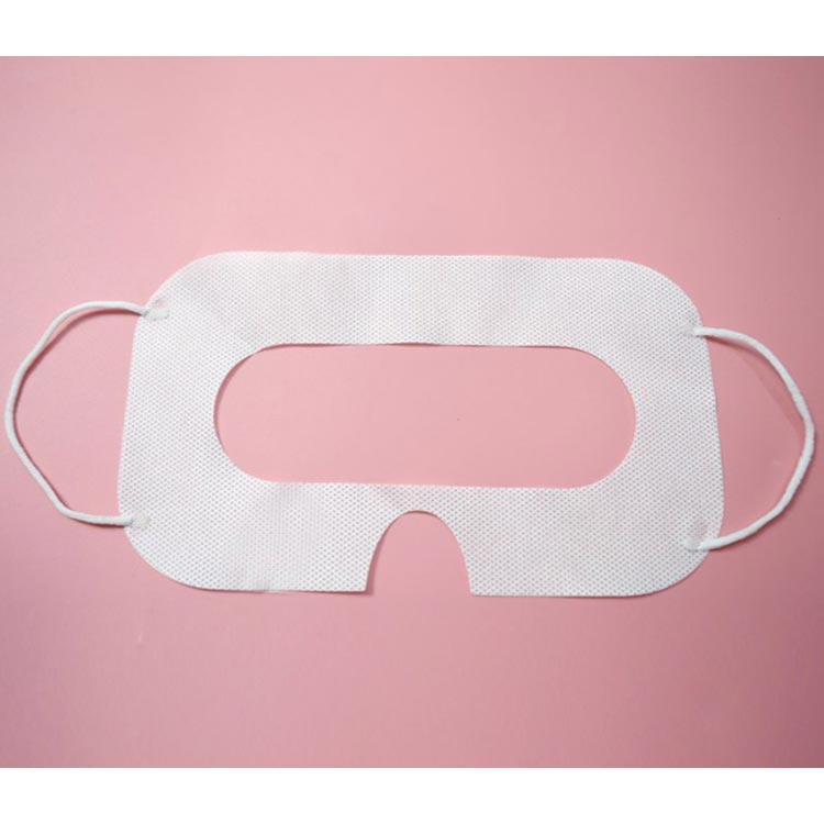 VRマスク 50枚入り 体験用衛生布 汚れ防止マスク VRゴーグル用マスク 使い捨て 不織布 保護マスク アイマスク よごれ防止 防汗 家庭用 イベント 展示会 VR体験用 ホワイト ブラック 男女兼用 送料無料