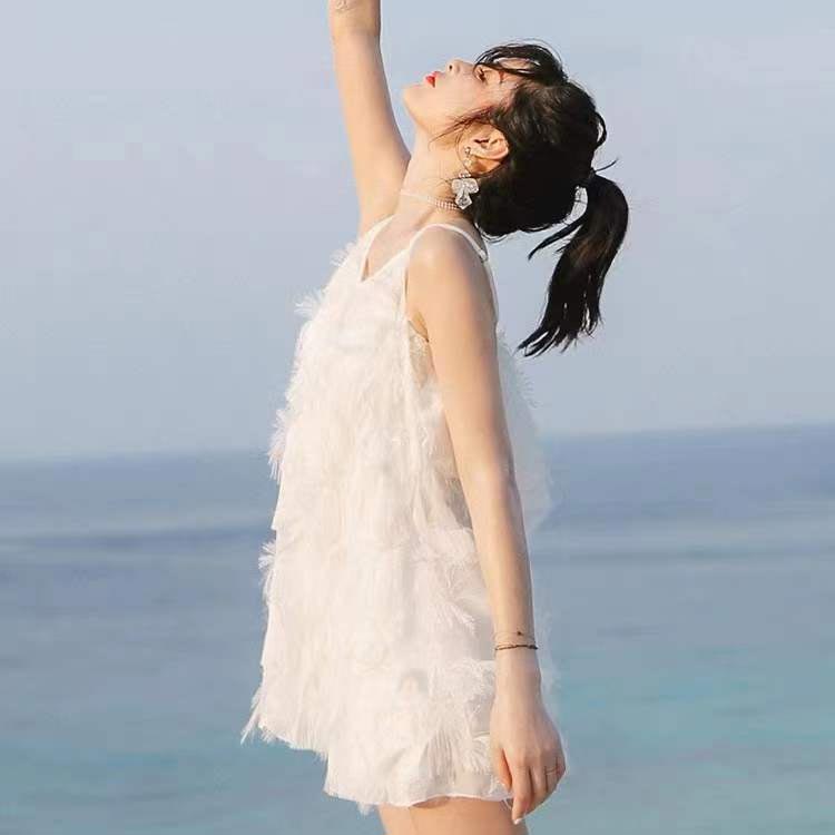 水着 ビキニ セパレート キャミワンピース 3点セット フリル ハイウエスト パッド付き 大人 可愛い 水着 体型カバー ママ水着 レディース スイムウェア お腹 カバー 20代 30代 40代 S M L XL