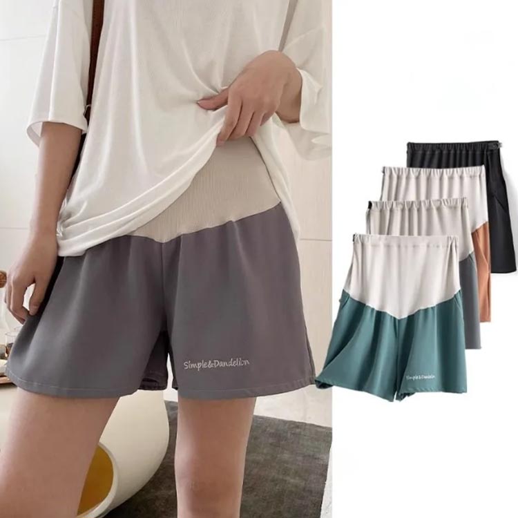 マタニティ ショートパンツ 接触冷感 ハーフパンツ 薄手 春 夏 マタニティウェア ...