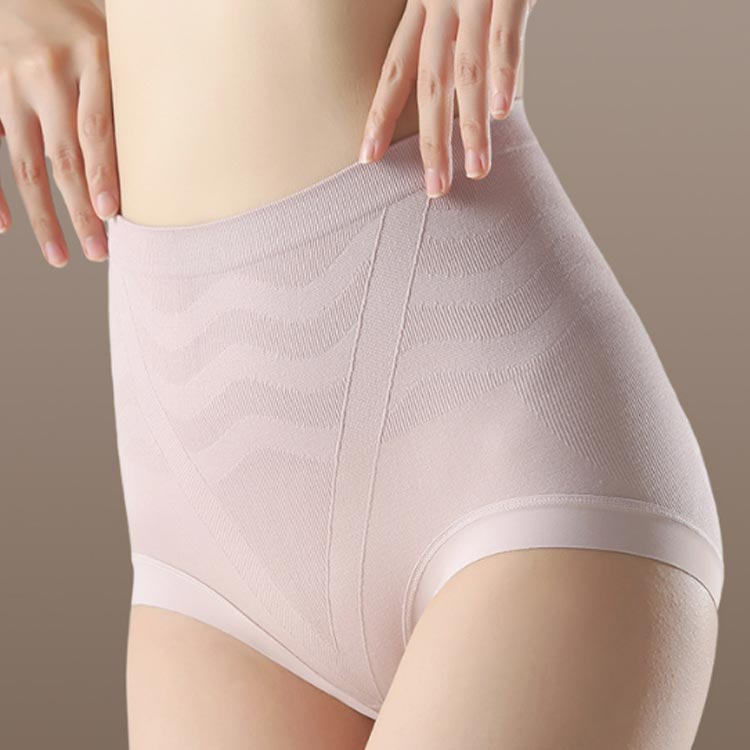 【3枚セット】 ハイウエストショーツ 立体ショーツ レディースショーツ お腹すっぽり お尻すっぽり 温活ショーツ お腹 引き締め 骨盤サポート ヒップアップ スタイルアップ 補正ショーツ 伸縮性 通気性 深履き クロッチ 綿 無地 女性 下着 対策 深ばき 送料無料 nanafuku01-10003018 ななふくショップ サンプル画像2