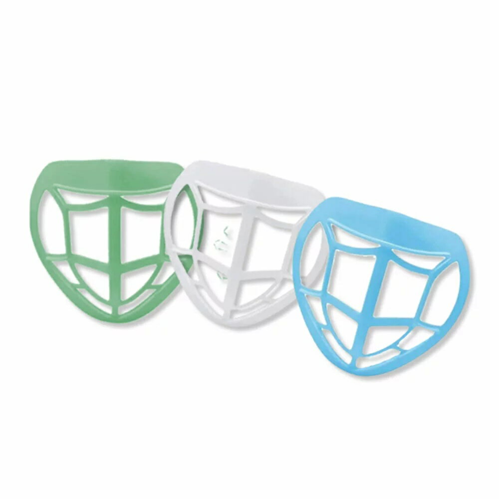 呼吸しやすい マスクシェルター 3色セット 化粧汚れ　防止 立体 3D デザイン 肌荒れ　口　鼻　眼鏡くも..