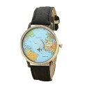 世界地図 腕時計 7色セット ウォッチ 贈り物 高級 革 本格 メンズ おしゃれ tecc-worldwatch
