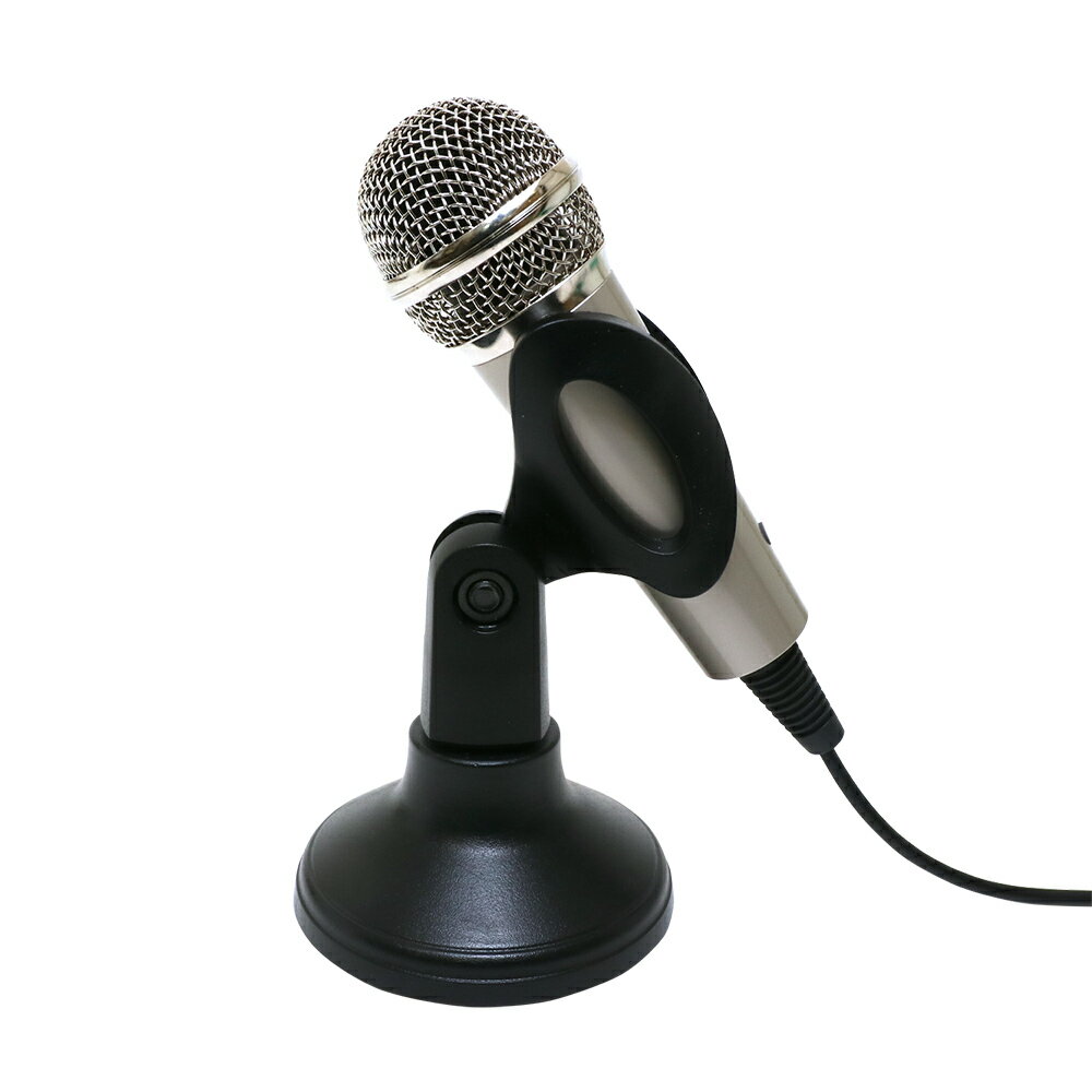 MCO PMF-01/GD 台座付き PC用マイク 3.5mm4極タイプ 高音質 ハンズフリー 全指向性 会議 演説 講義 SKYPE ZOOM オンライン