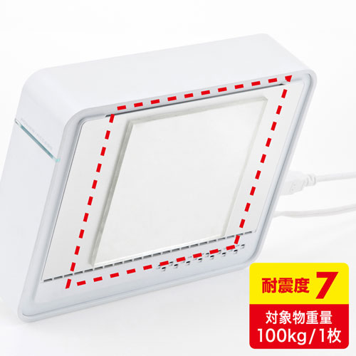 耐震ゴム　G-BLOX　ゲル（100mm角1枚入り）サンワサプライ　QL-E83 透明　[メール便発送・代引不可]