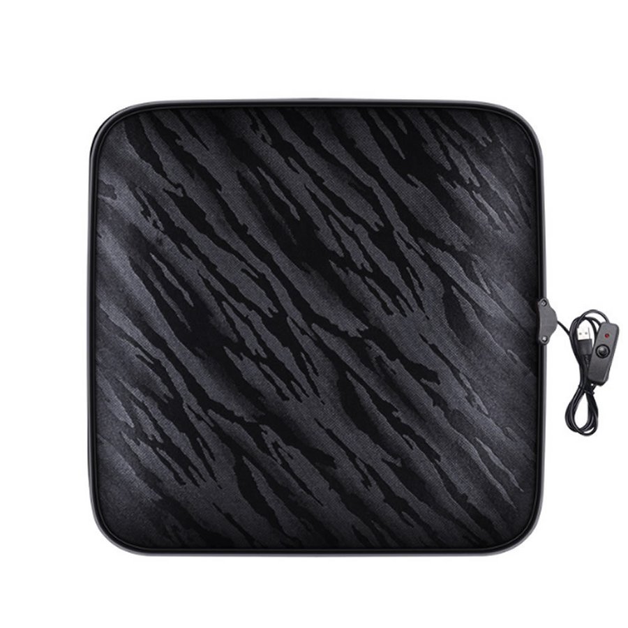 USB ホットカーシート ヒータークッション 座席シート ヒーター内蔵 人気 車中泊 極暖 速暖 車 運転席 助手席 家 オフィス tecc-heatzabut