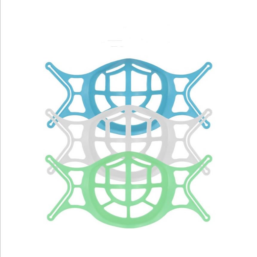 呼吸しやすい マウスシェルター 3色セット 化粧汚れ防止 立体 3D デザイン 眼鏡くもり ウィルス対策 汚..