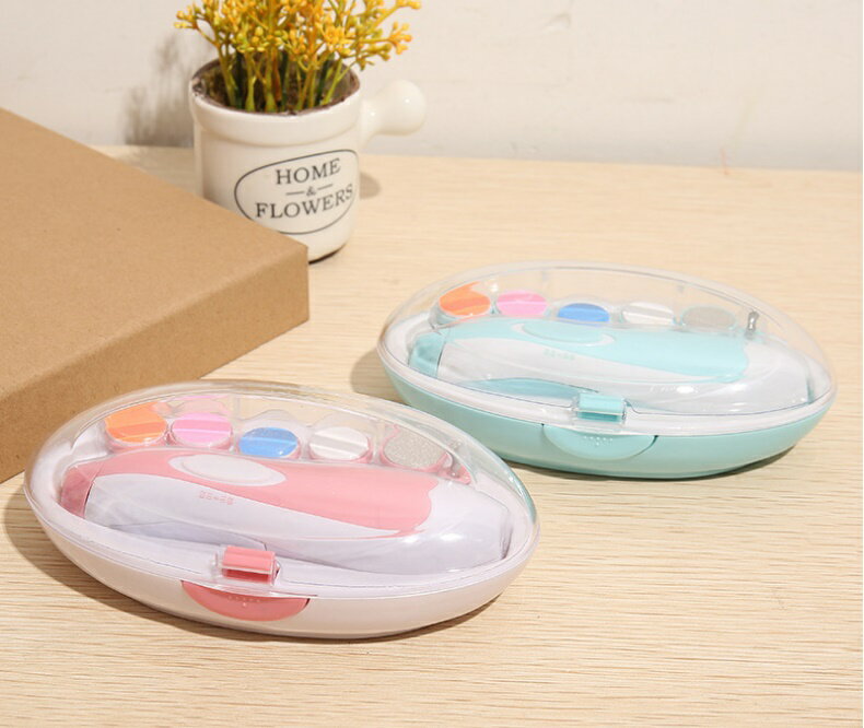【スーパーセール割引対象品】ベビー用 電動 ネイルケアキット 爪やすり 爪切り 赤ちゃん 爪磨き 大人 子供 ネイル 角質 ケア 甘皮処理 艶出し LED dar-babynailのサムネイル