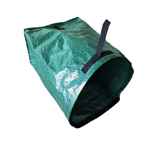 折り畳み可能 ガーデンバッグ 200L コンポストバッグ ちりとり型 大型 落ち葉 ゴミ 自立式 収穫 収納 麻袋 掃除 収集 庭掃除 dar-gdbaket02
