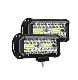 2個セット ワークライト スリム LED作業灯 120W LED 車外灯 農業機械 船 投光器 12V 24V対応 作業灯 電源直結 el-workl2s