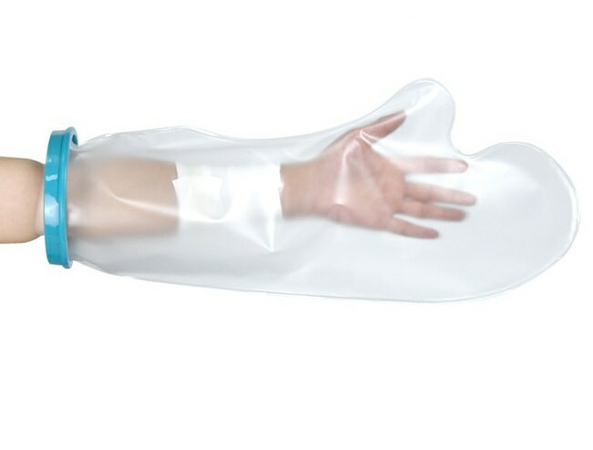 けが 防水 シャワーカバー ギブスカバー 腕用 シリコン製 大人/子供用 包帯 防水カバー 手首 手 指 腕 膝 風呂 入浴 骨折 怪我 入浴 繰り返し使える 男女兼用 左右兼用 濡れない dar-kegacover