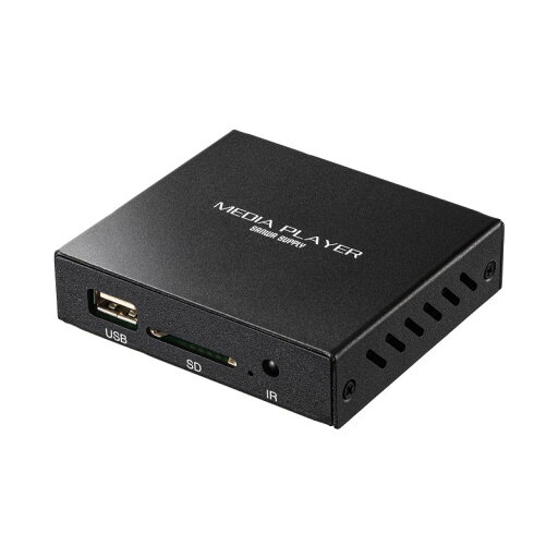 メディアプレーヤー サンワサプライ MED-PL2K102 テレビと接続して、パソコン不要でSDカードやUSBメモリのデータを再生 メディアプレーヤー サンワサプライ MED-PL2K102 テレビと接続して、パソコン不要でSDカードやUSBメモリのデータを再生