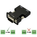 HDMI変換 HDMITO VGA 変換アダプタ d-sub 15ピン HD アダプタ 音声 映像 電源不要 メス オス 3.5mm オーディオケーブル 付属 TEC-TOVGAD メール便発送 代引不可