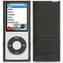 【メール便】Griffin iPod nano 4G用皮製フリップトップケースELANFORM-N4G-BLK