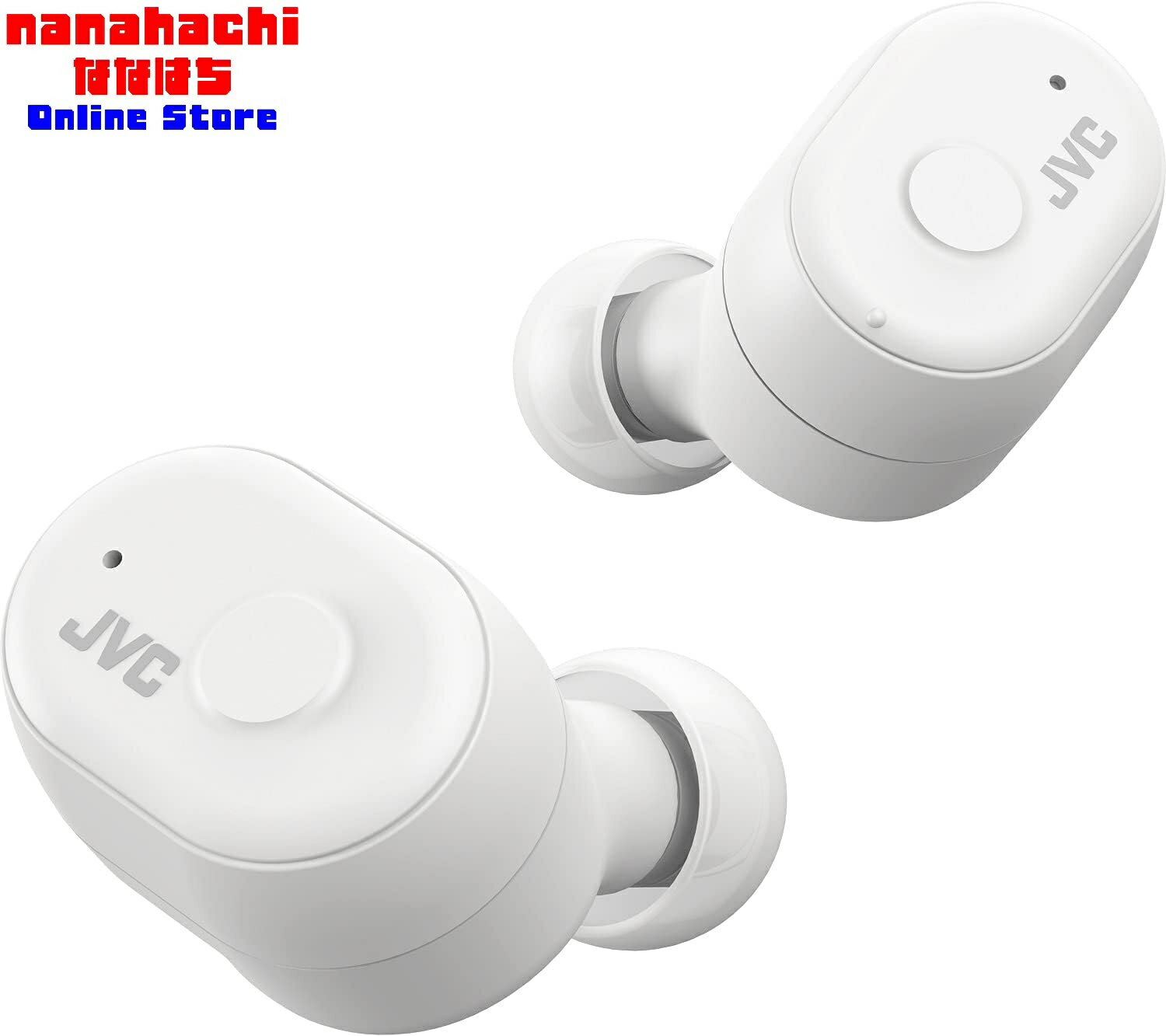 完全ワイヤレスイヤホン JVC ジェイブイシー HA-A11T-W［ホワイト］Bluetooth対応 完全ワイヤレスイヤホンが初めての方でも簡単操作ワンボタンによる簡単操作が可能な完全ワイヤレスイヤホン 耳にしっかりとフィットするシンプルなデザイン