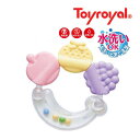 ガラガラ ラトル 2074 なめなめ フルーツ トイローヤル おもちゃ 新生児 2ヵ月 3ヵ月 出産祝 プレゼント 0歳 赤ちゃん 水洗い ギフト