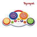 楽器玩具 8845 たたいてベビードラム トイローヤル おもちゃ 楽器 楽器のおもちゃ ドラム 太鼓 1歳 誕生日 プレゼント リズム遊び 知育玩具 知育