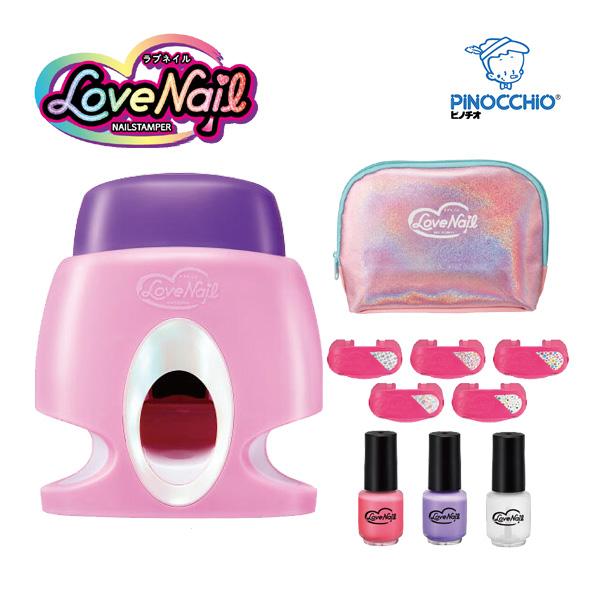 ラブネイル ネイルスタンパー おもちゃ ネイル アガツマ おしゃれ 女の子 スタンプ 誕生日 プレゼント ギフト お祝い 8歳 9歳 スタンプ