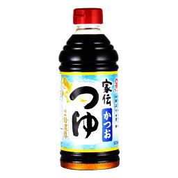 フジジン　家伝つゆ鰹　2倍濃縮　500ml　［富士甚醤油／めんつゆ／大分県］