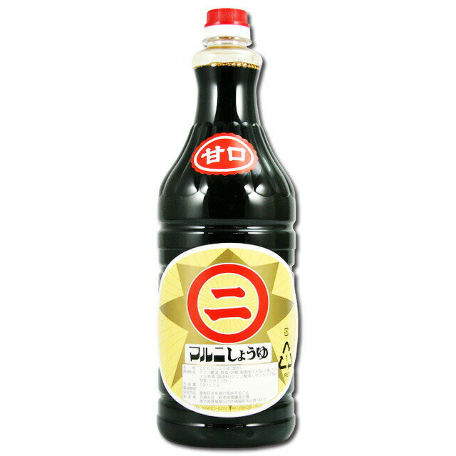 商品詳細 ■商品番号 140831 ■商品種別 ヤマキ　こいくち醤油 ■内容量 1800ml ■保存方法 直射日光を避けて常温で保存。開栓後はなるべく冷蔵庫に保存してください。 ■賞味期限 製造日より約10ヶ月 ■産地 鹿児島県 ■メーカー 新原味噌醤油工場　 ■原材料 アミノ酸液、食塩、脱脂加工大豆、小麦、砂糖、カラメル色素、調味料(アミノ酸等)、甘味料(サッカリンNa)、ビタミンB1 コメント 昔からお馴染みヤマキこいくちの代表ブランドです。