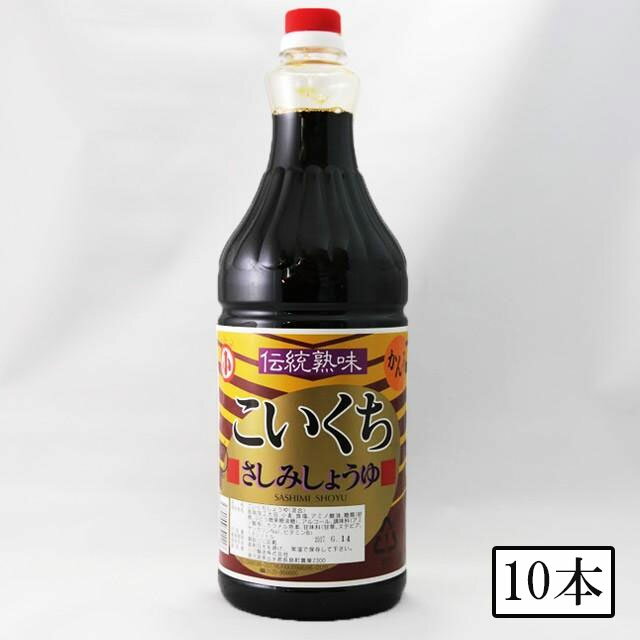 マルコ 濃口上級 さしみ ペット 1.8L×10本 小川醸造