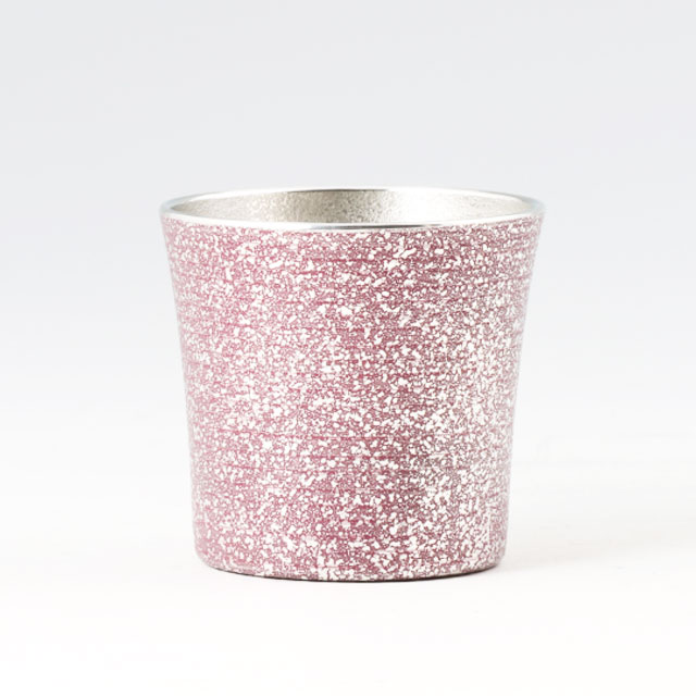 Rakuten - 薩摩錫器 錫 タンブラー オンザロック 紫 吹雪加工 260ml [No.86A-1-B] 薩摩錫器工芸館　代引不可父の日 錫器 錫製 タンブラー 還暦祝 結婚祝 退職祝 贈答 母の日 プレゼント ギフト 伝統工芸品