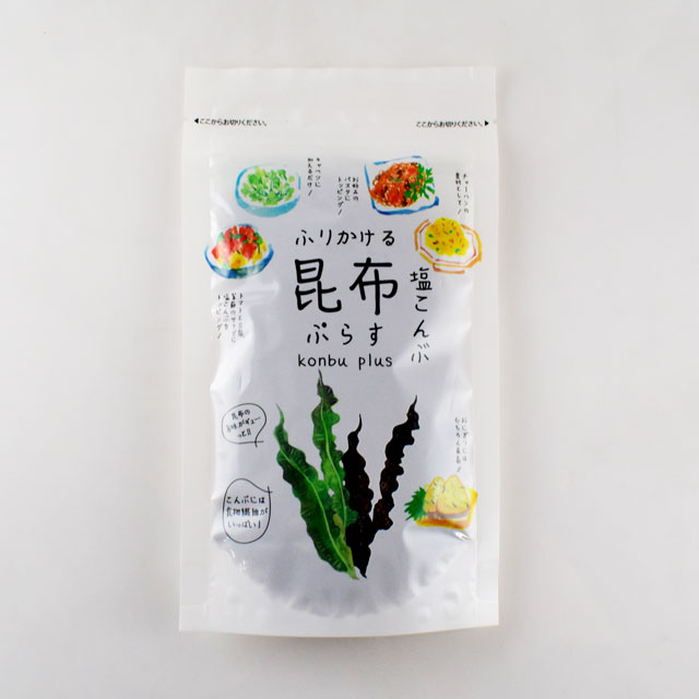 大阪昆布フジイ こんぶ 昆布プラス塩昆布 75g