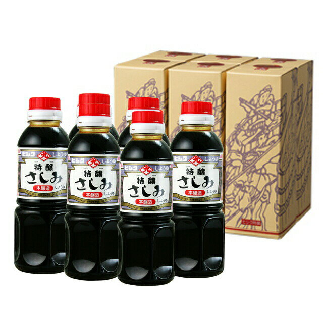 商品詳細 ■商品番号 153671 ■商品種別 ヒシク　特醸さしみ　300ml　化粧箱入 ■内容量 300ml×6本 ■保存方法 直射日光を避け、常温にて保存。開栓後は冷蔵庫に保管しご使用ください。 ■賞味期限 商品に記載 ■栄養成分表示 ■メーカー 藤安醸造株式会社（鹿児島県） ■原材料 アミノ酸液、脱脂加工大豆、小麦、砂糖・ぶどう糖果糖液糖、食塩、カラメル色素、調味料(アミノ酸等)、甘味料(ステビア、サッカリンNa、カンゾウ)、増粘剤(キサンタンガム)、ビタミンB1 コメント 「ヒシク藤安醸造　甘口さしみ醤油」は、とろみがあり、刺身によく合います。 香味にすぐれた甘口タイプの濃口醤油です。