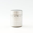 受注生産 薩摩錫器 錫 茶筒 唐草 90g 14 岩切美巧堂 代引不可父の日 錫器 錫製 還暦祝 結婚祝 退職祝 贈答 母の日 プレゼント ギフト 伝統工芸品