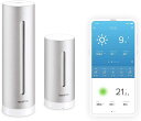  NETATMO ネタトモ ウェザーステーション スマホ 対応 温度 湿度 気圧 二酸化炭素 騒音 測定 USB給電 輸入品