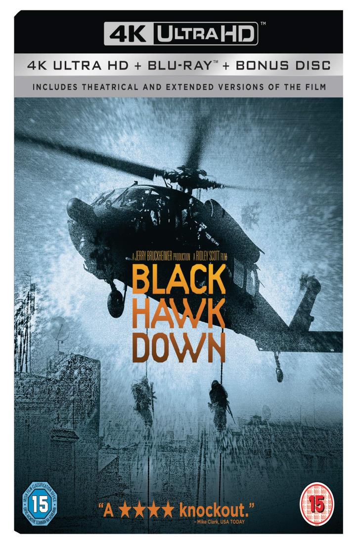 Black Hawk down 4K Ultra-HD Blu-Ray UK Import