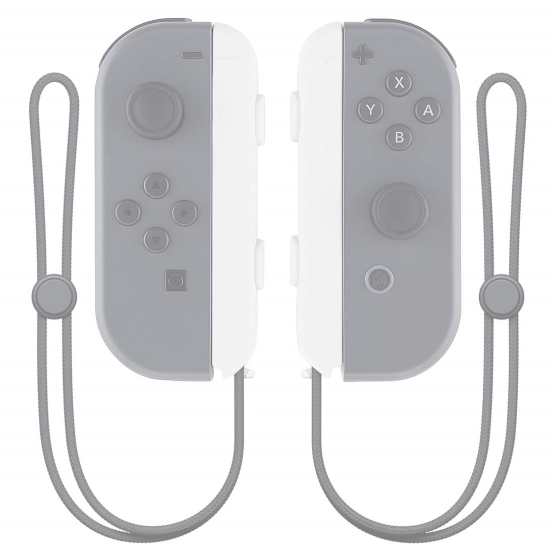 eXtremeRate Nintendo Switchジョイコンストラップに対応用ソフトタッチ交換ケース、金具のレールは含まれていません。 Nintendo Switchに対応用カスタムジョイコンストラップハウジングボタン―2パック