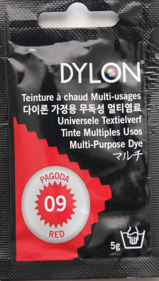 DYLON マルチ (衣類 繊維用染料) 5g col.09 パゴダレッド 日本正規品