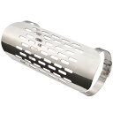 デイトナ(Daytona) バイク用 マフラーガード φ40-55対応 ステンレス製 バフ仕上げ ヒートガード パンチング 68314