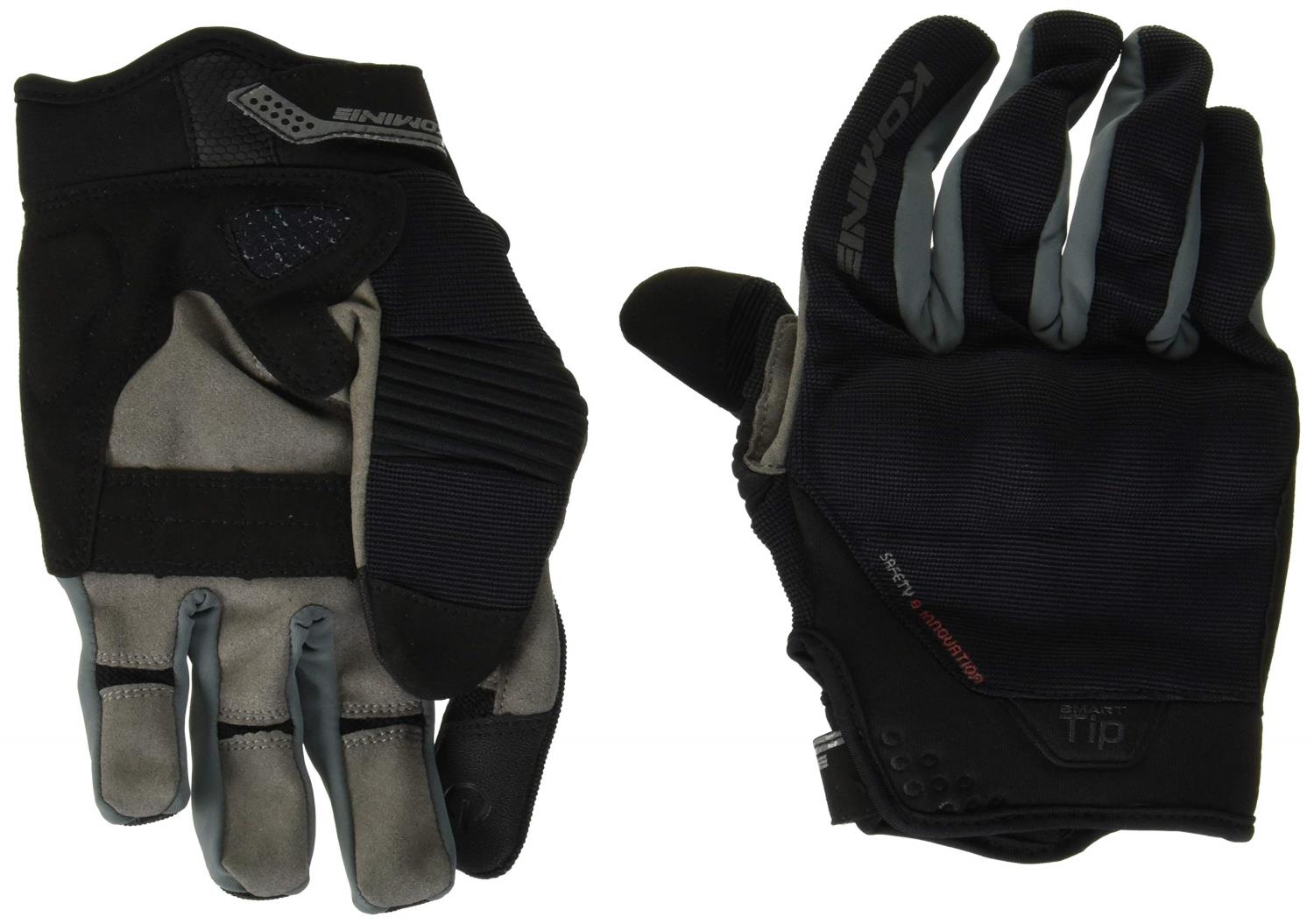 コミネ(KOMINE) バイク用 グローブ プロテクトメッシュグローブ-ブレイブ ブラック/ダーク グレー XL GK-183 1049 春夏秋向け メッシュ素材 プロテクター