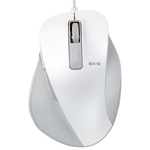 エレコム マウス 有線 Lサイズ 5ボタン (戻る・進むボタン搭載) BlueLED 握りの極み ホワイト M-XGL10UBWH エレコム マウス 有線 Lサイズ 5ボタン (戻る・進むボタン搭載) BlueLED 握りの極み ホワイト M-XGL10UBWH