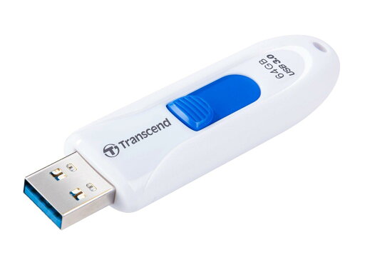 トランセンド USBメモリ 64GB USB 3.1 スライド式【データ復旧ソフト無償提供】PS4動作確認済 TS64GJF790W ホワイト トランセンド USBメモリ 64GB USB 3.1 スライド式【データ復旧ソフト無償提供】PS4動作確認済 TS64GJF790W ホワイト