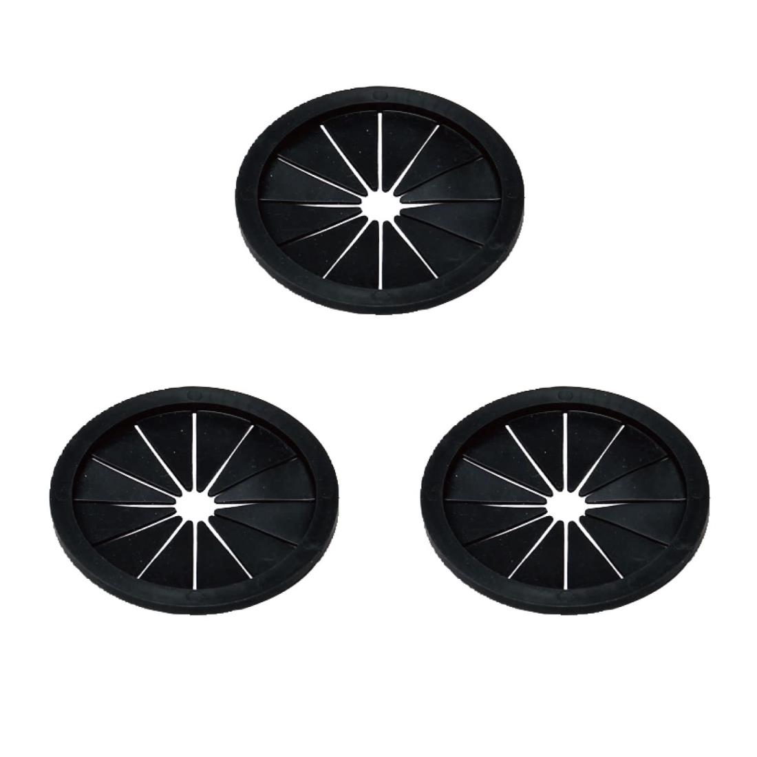 【まとめ買い3個セット】Belca(ベルカ) 日本製 排水口 ふた 流し用菊割れゴム 80タイプ 3個入り 直径8c..