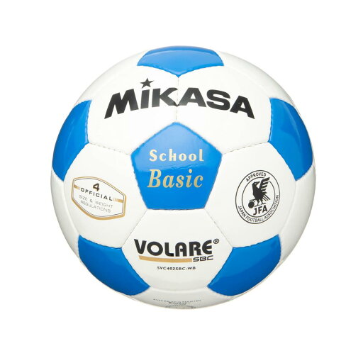 ミカサ(MIKASA) サッカーボール 4号 日本サッカー協会 検定球 (小学生用) ホワイト/ブルー SVC402SBC-WB 推奨内圧0.8(kgf/㎠) ミカサ(MIKASA) サッカーボール 4号 日本サッカー協会 検定球 (小学生用) ホワイト/ブルー SVC402SBC-WB 推奨内圧0.8(kgf/㎠)